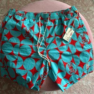 Psycho Bunny Men's Swim Trunks